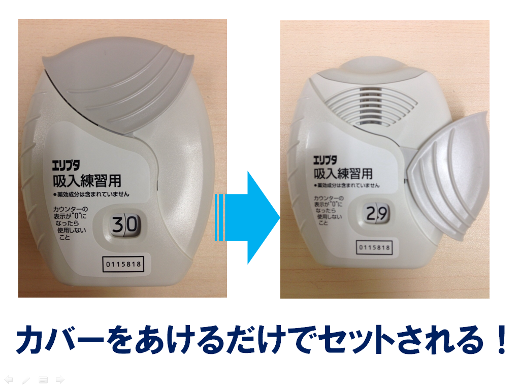 レルベア エリプタ 使用方法